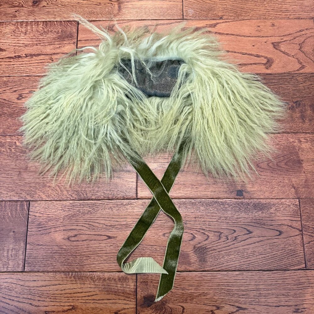 wool collar scarf